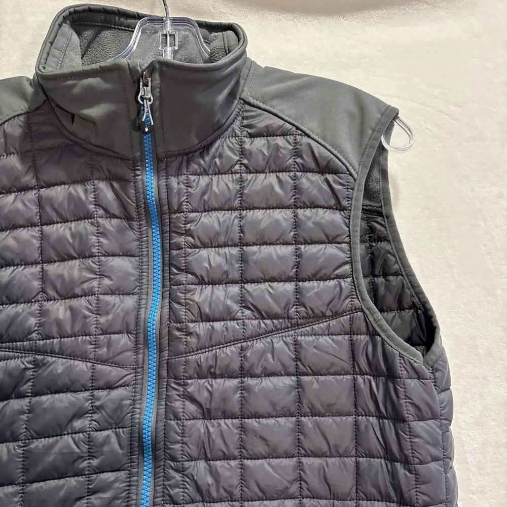 Little Donkey Andy Men's Size Small Sleeveless Quilted Puffer Vest Full Zip Grey
